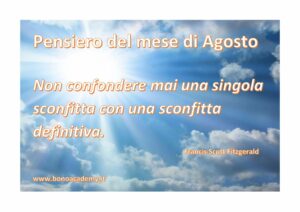 8 - Pensiero del mese di Agosto 2018