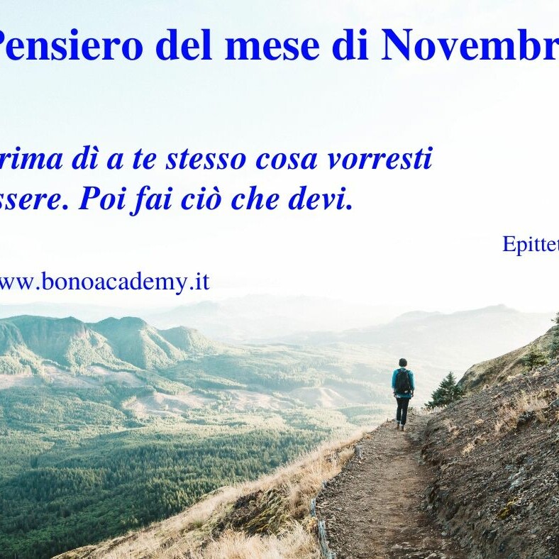 11 - Pensiero del mese di Novembre 2019